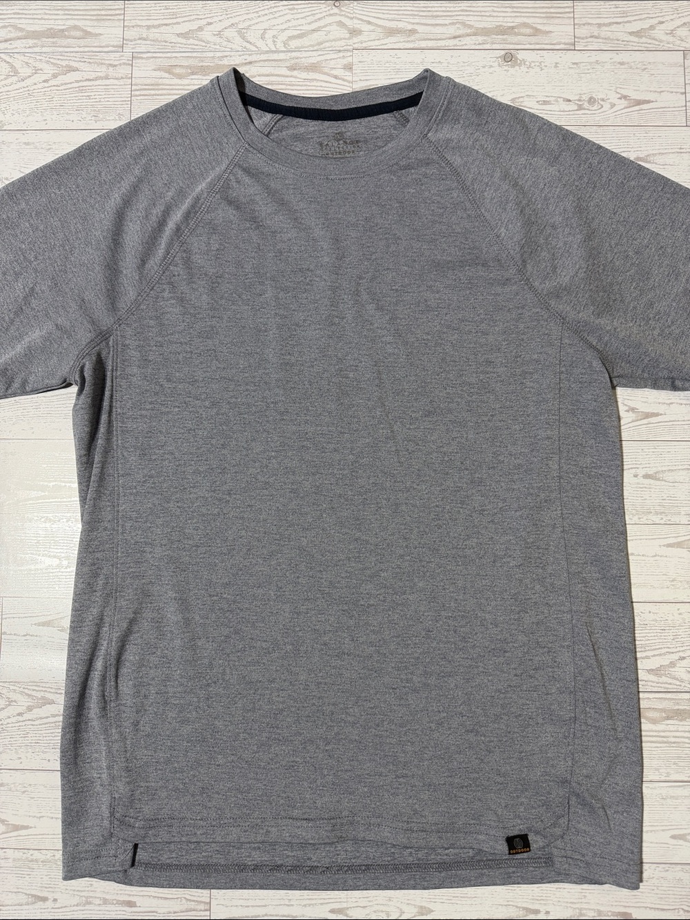 Balance Collection Men's Heather Gray Short Sleeve Tee Outdoor Crewneck